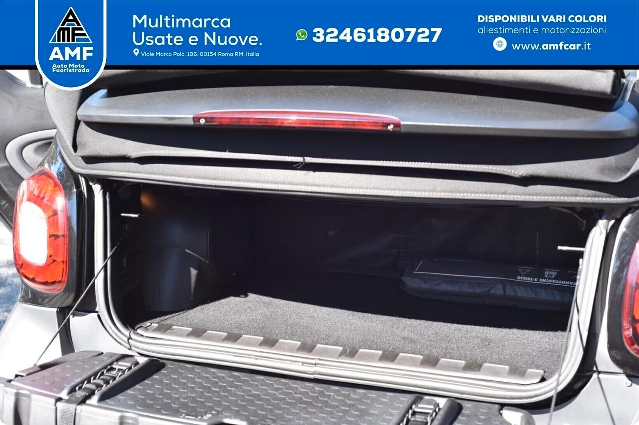 Smart ForTwo BRABUS 109cv Cabrio GRIGIO OPACO NAVICAMERA JBL