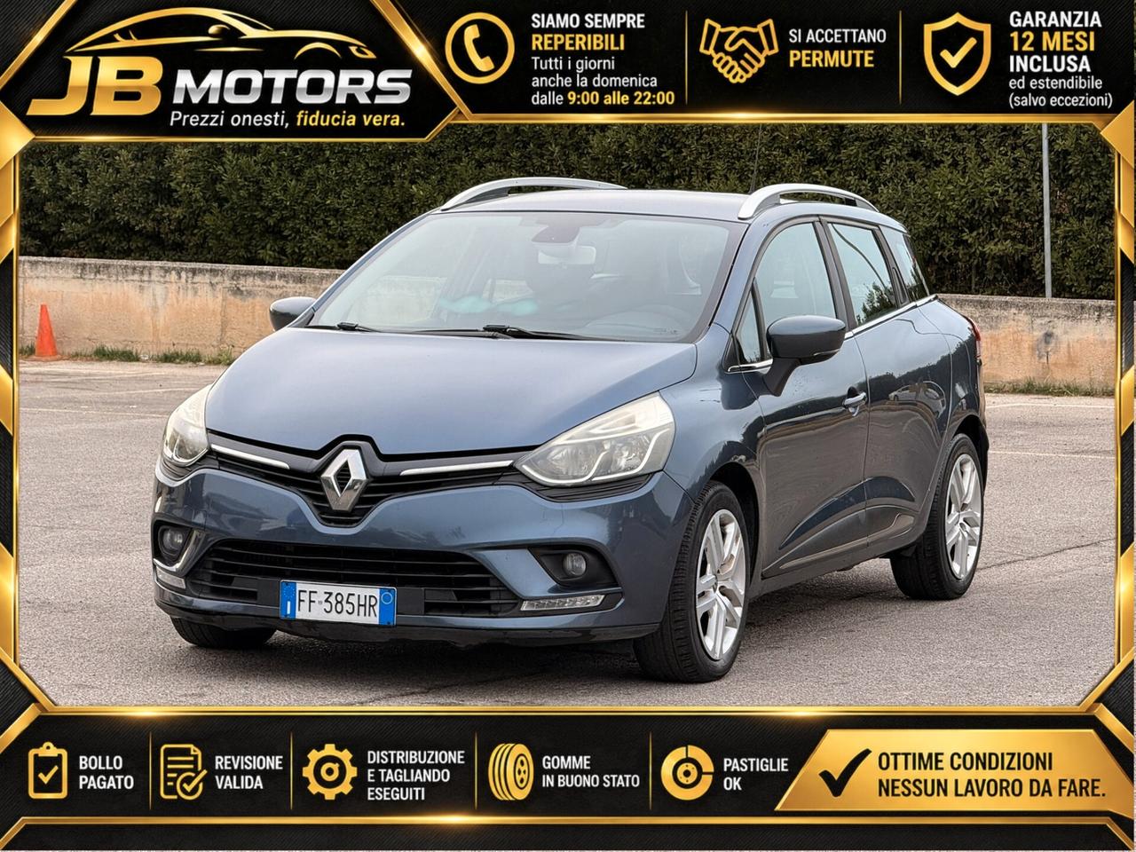 Renault Clio 2016 Garanzia 12 Mesi
