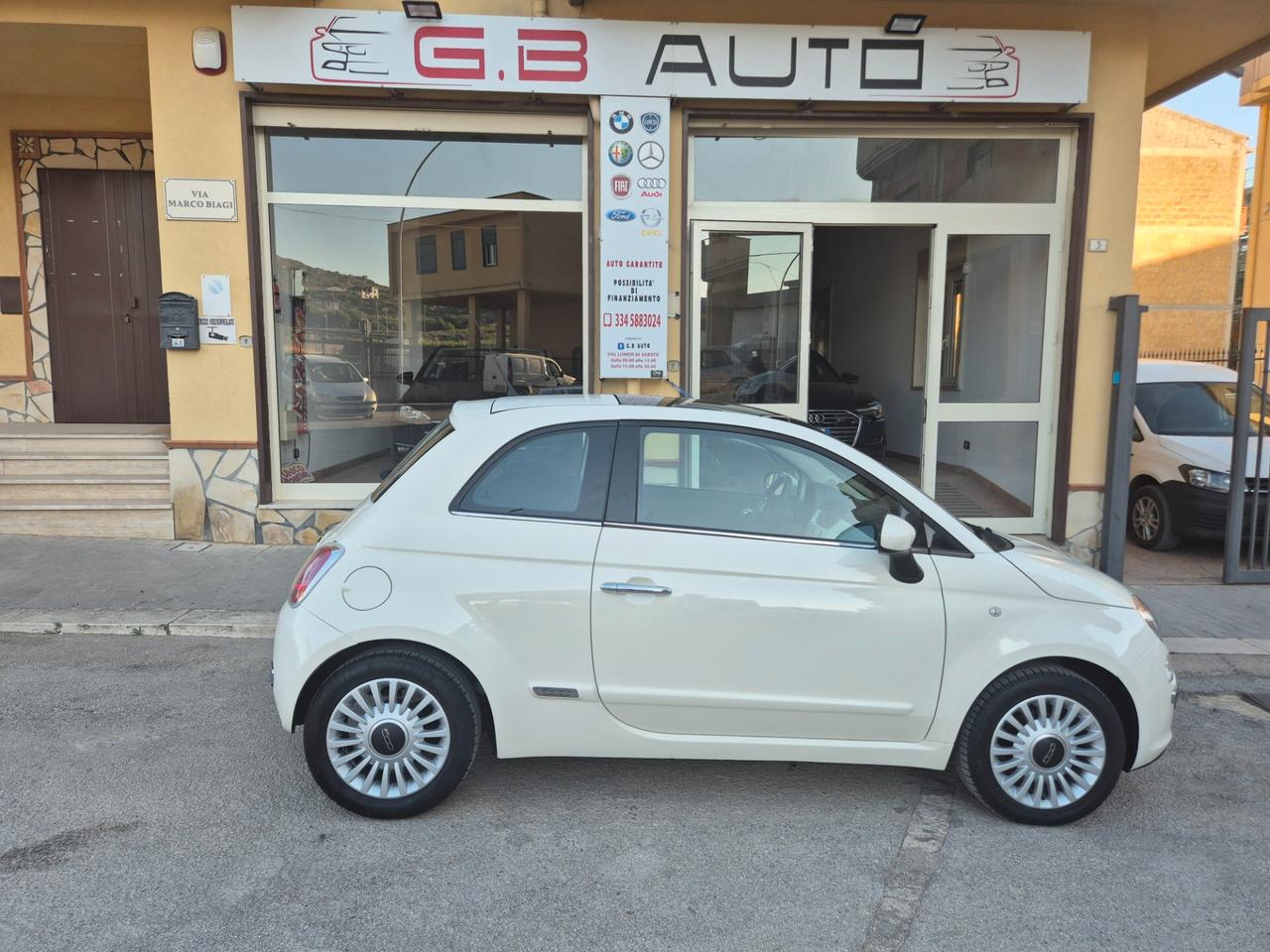 FIAT 500 1.2 BENZINA SOLI KM 70000 CERTIFICATI TETTO APRIB