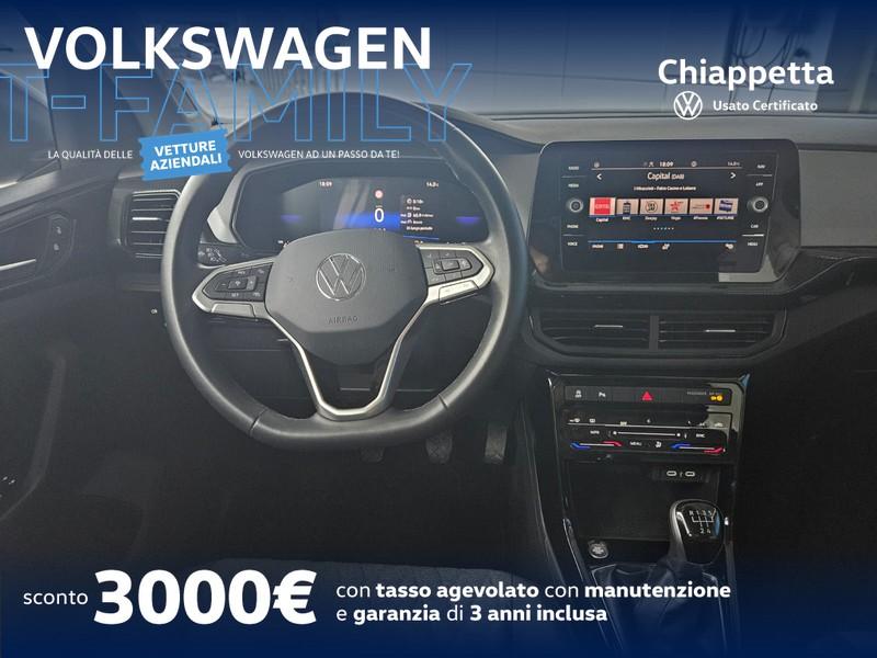 Volkswagen T-Cross 1.0 tsi life 95cv