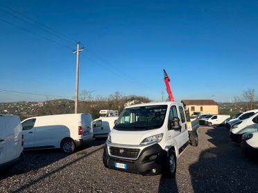 Fiat Ducato 2.3 130cv con GRU (capacità di presa 9995kg) 7POSTI