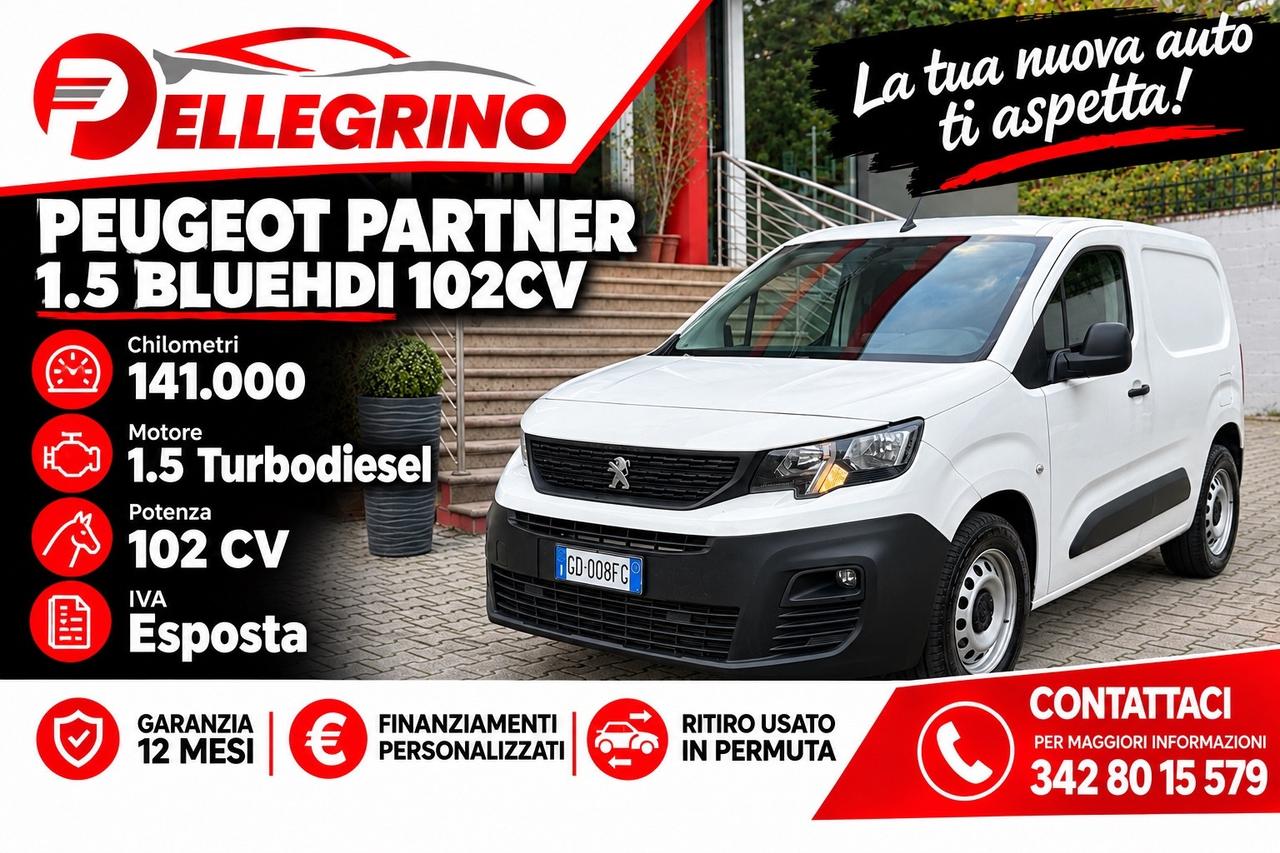 Peugeot Partner IVA Compresa 3 posti