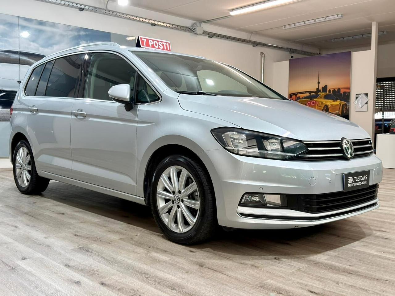 VW TOURAN 1.6TDI 115cv 7POSTI 1PROPRIETARIO