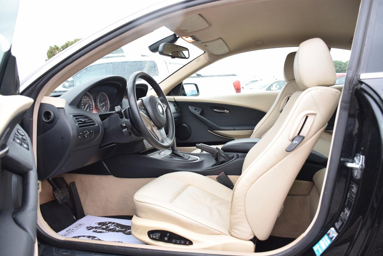 Bmw 630 SERIE 6 630i COUPE' AUTOM. NAV CRUISE SENSORI PELLE
