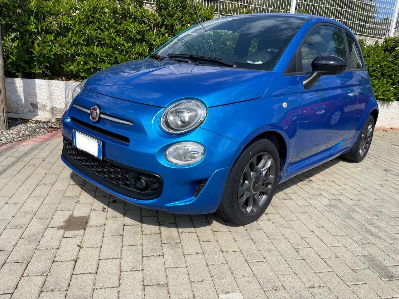 Fiat 500 30000km 1.0 Hybrid Connect-sport led-navigatore-cielo nero
