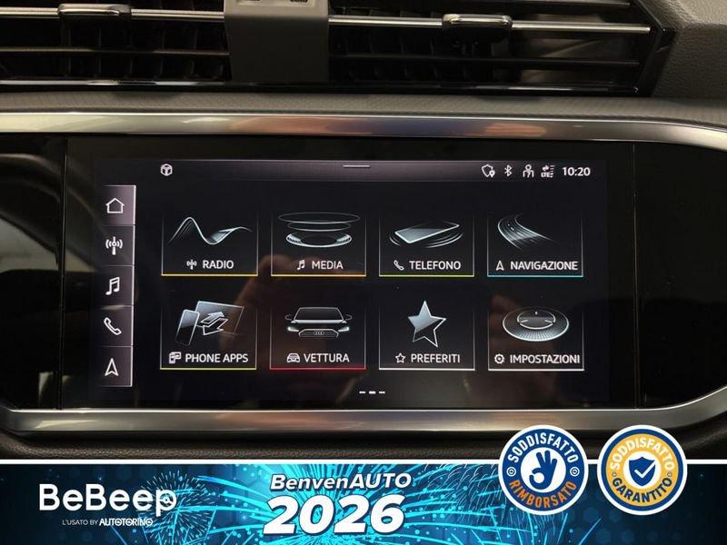 Audi Q3 SPORTBACK 40 2.0 TFSI BUSINESS PLUS QUATTRO S-T