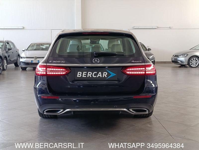 Mercedes-Benz Classe E E 300 de S.W. 4Matic Auto Plug in hybrid Premium Plus