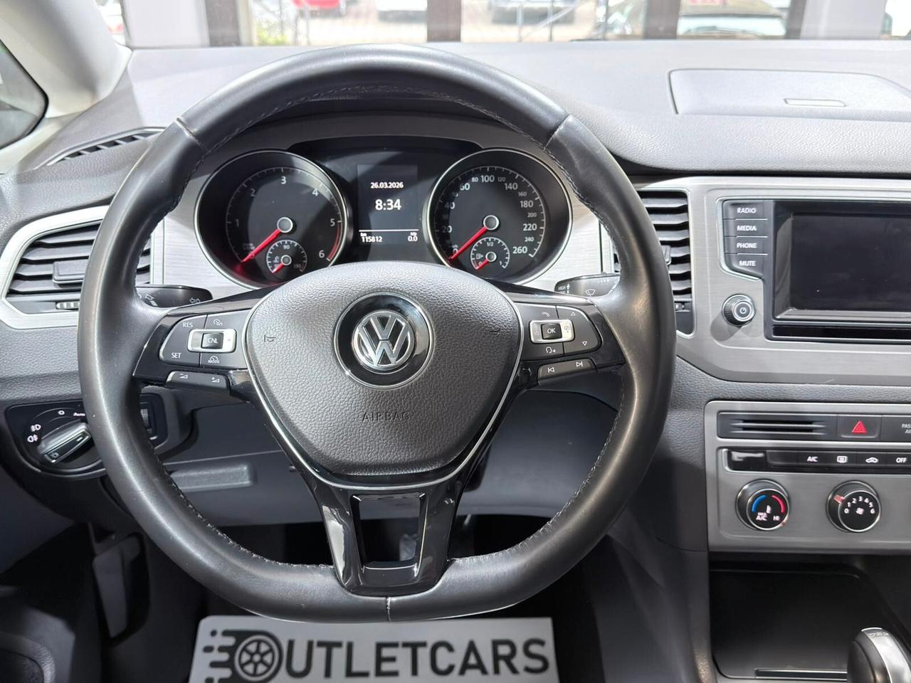 VW GOLF SPORTSVAN 1.6TDI 110cv DSG 115.000km 2015