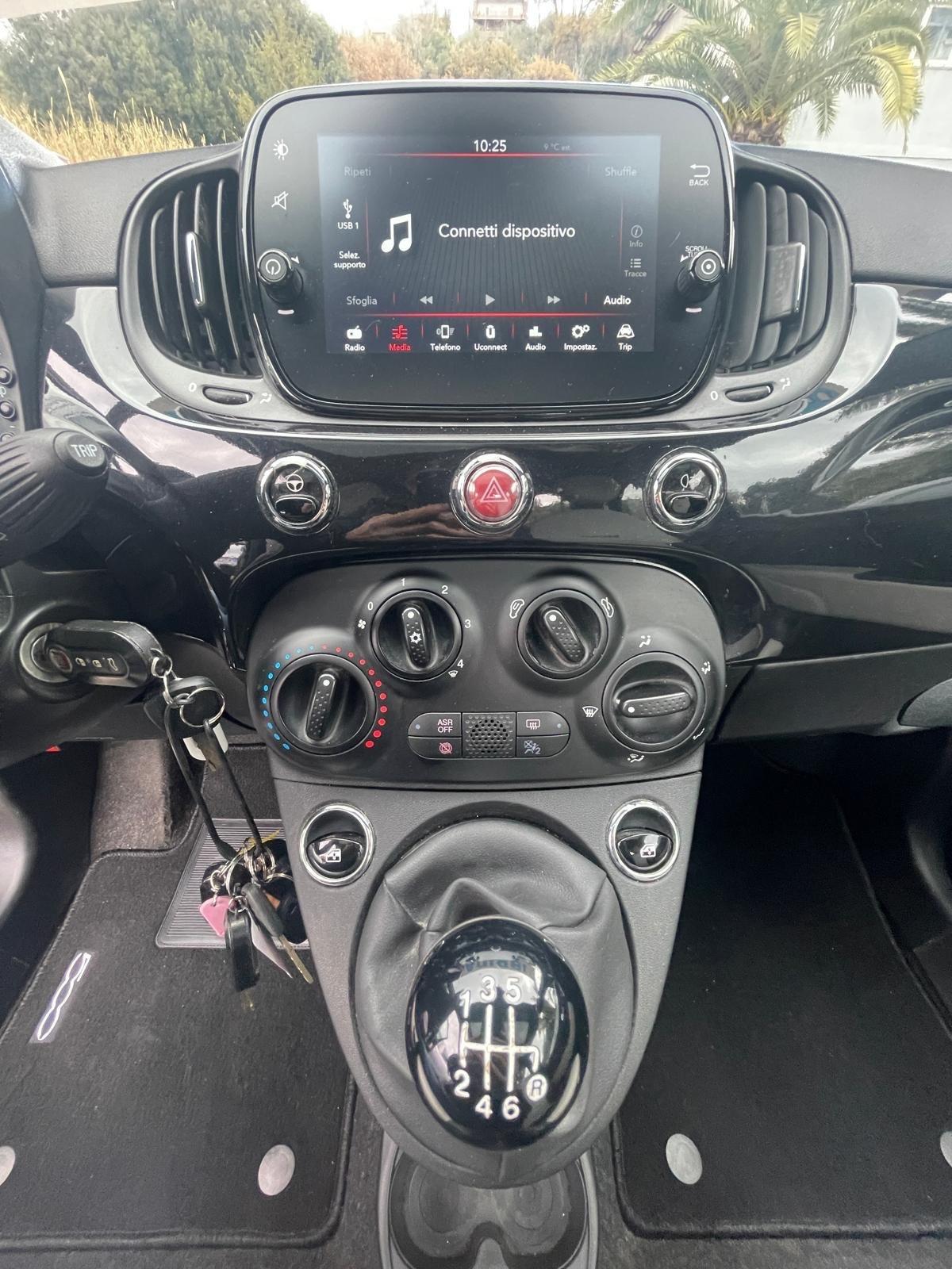 Fiat 500 HIBRID DOLCEVITA NEO PATENTATI TETTO PANORAMICO APPLE CAR PLAY BLUETOOTH CRUISE FULL LED