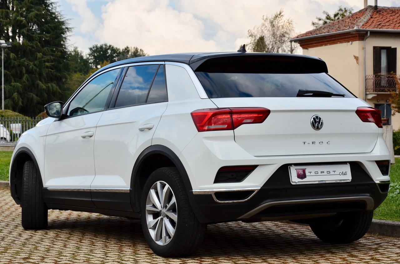VOLKSWAGEN T-ROC 1.0 TSI ADVANCED 116cv, UNICOPROP, SERVICE VW, EURO 6D, BICOLOR, APPLE ANDROID, PERMUTE