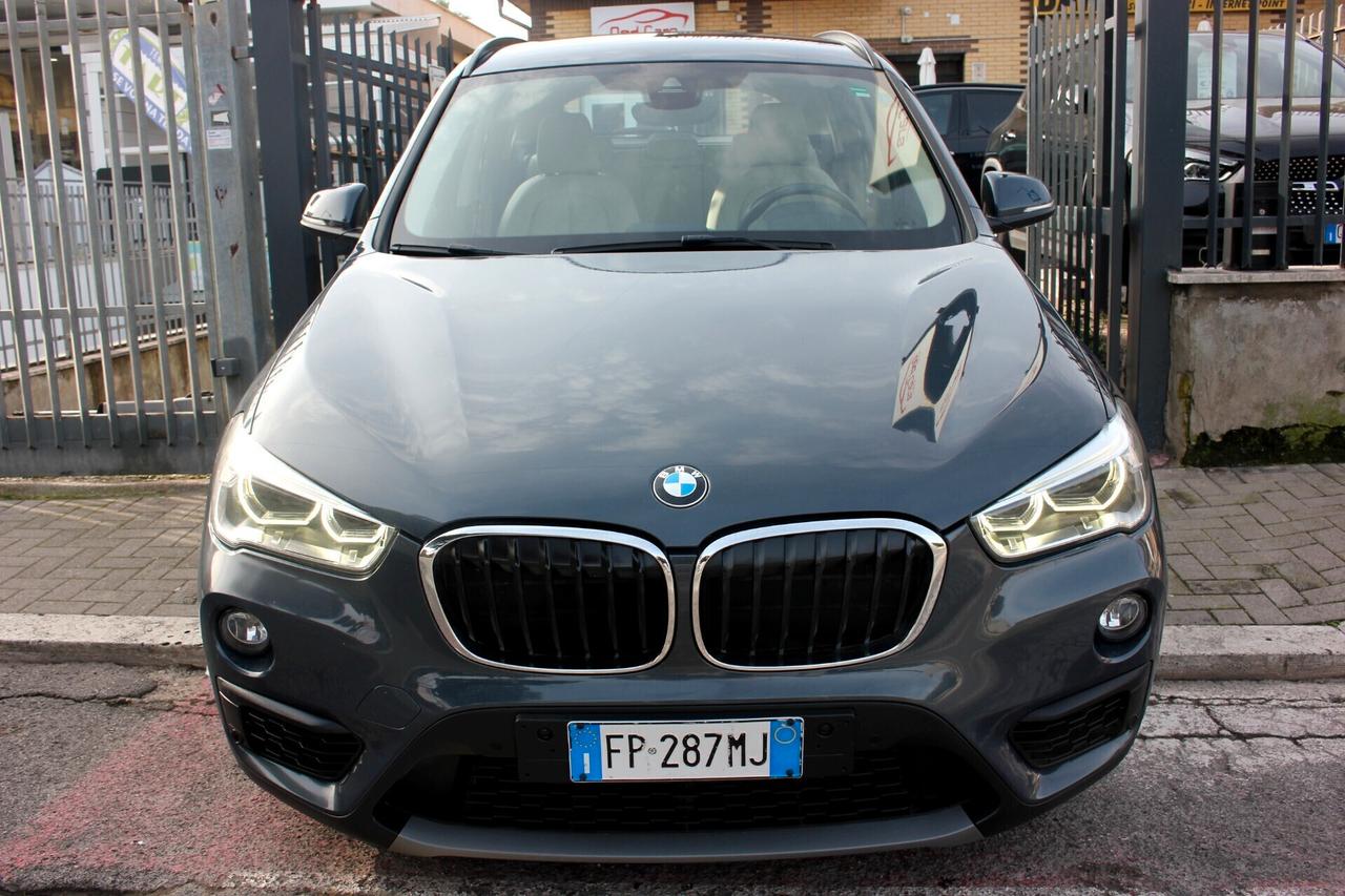 BMW X1 20d AUTOMATICO UNIPRO CRONO TAGLIANDI FULL LED TEC
