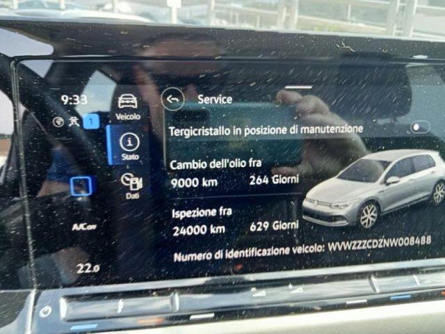 VOLKSWAGEN Golf 1.5 TGI 130cv DSG Life VIRTUAL CARPLAY ACC KM CERT
