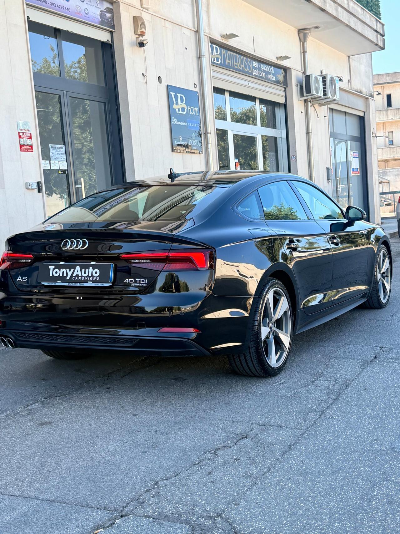 Audi A5 SPORTBACK 2.0 tdi S line edition TOTAL BLACK quattro s-tronic VIRTUAL COCKPIT,ANDROID AUTO,NAVI,APPL