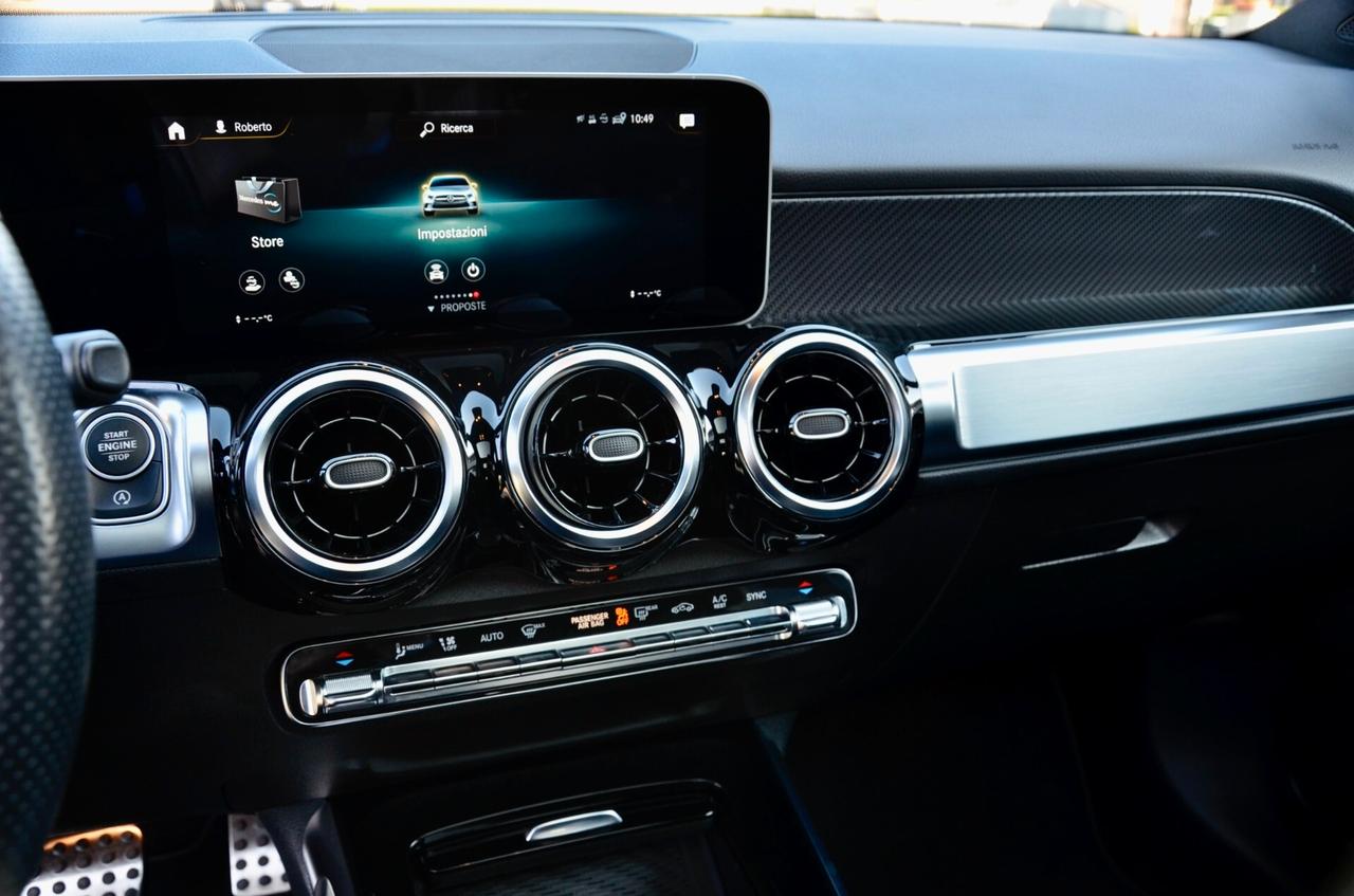 MERCEDES-BENZ GLB 220d PREMIUM 4MATIC 190cv AUTO, GAR. UFFICIALE, SERVICE MERCEDES, TETTO, NIGHT PACK, FARI FULL LED, RETROCAMERA PERMUTE