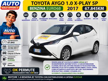 Toyota Aygo 5 Porte 5P 1.0 X-PLAY EURO6B 67.000KM NAVI/CAMERA/RATE/PERMUTE