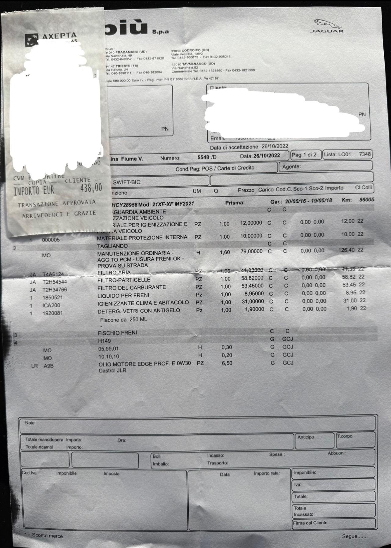 Jaguar XF 2.0 D 180 CV aut. Portfolio