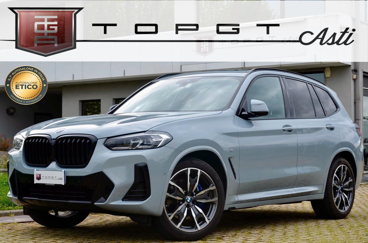 BMW X3 XDRIVE20d MHEV 48V MSPORT 190cv AUTO, IVA ESPOSTA, GARANZIA UFF BMW, UNCOPROP, UFF ITALIANA, 20", TETTO, PERMUTE