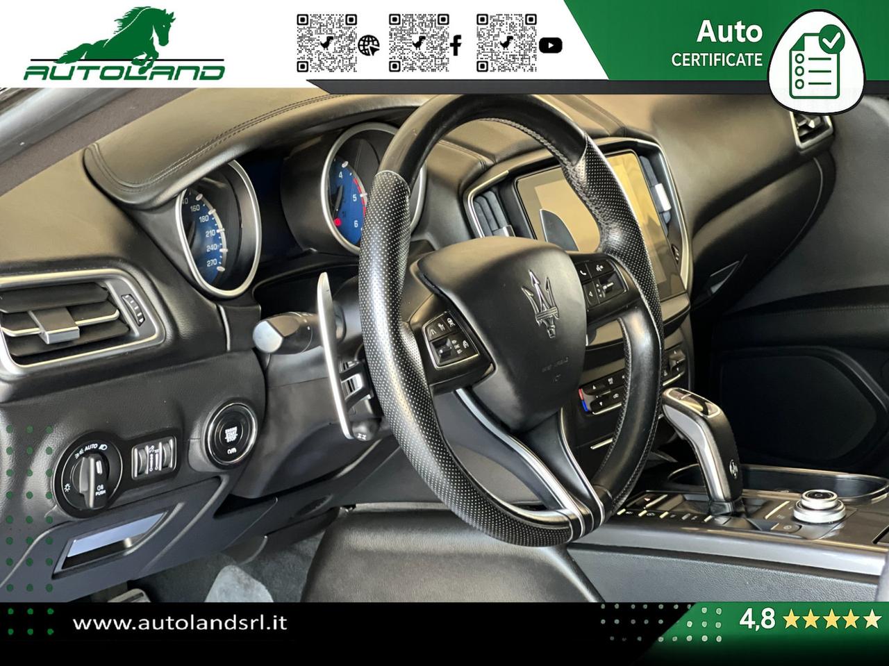 Maserati Ghibli 3.0 V6 ds Granlusso 275cv auto my19