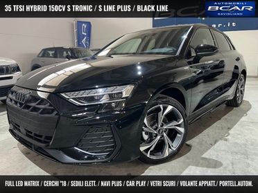 AUDI A3 SPB 35TFSI Stronic S line Sline BLACL LINE/MATRIX