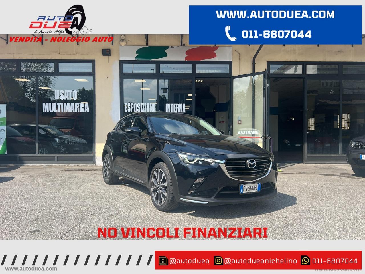 MAZDA CX-3 1.8L Skyactiv-D Exceed NO VINCOLI FINANZIARI