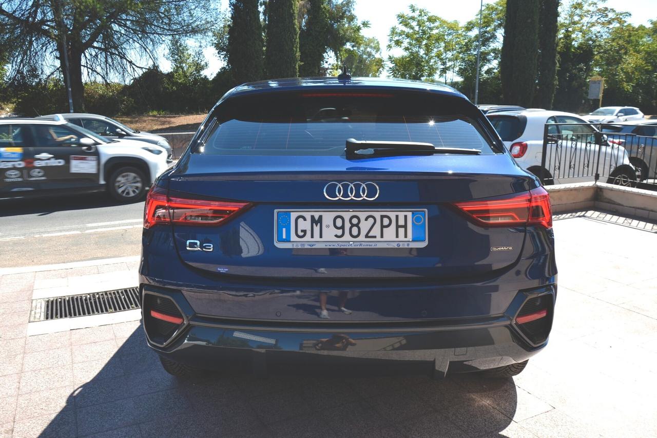 Audi Q3 2.0 TDI 150CV QUATTRO S-TRONIC SPORTBACK PREZZO SENZA VINCOLI • UNIPRO' • ITALIANA • IVA ESPOSTA GARANZIA 12M