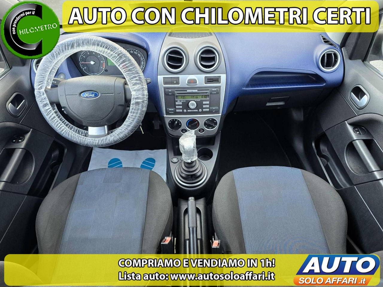 Ford Fiesta 5 Porte Fiesta 5P 1.2 16V 54.000KM NEOPATENTATI