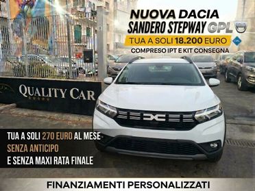 DACIA SANDERO STEPWAY GPL NUOVA A 270 EURO AL MESE