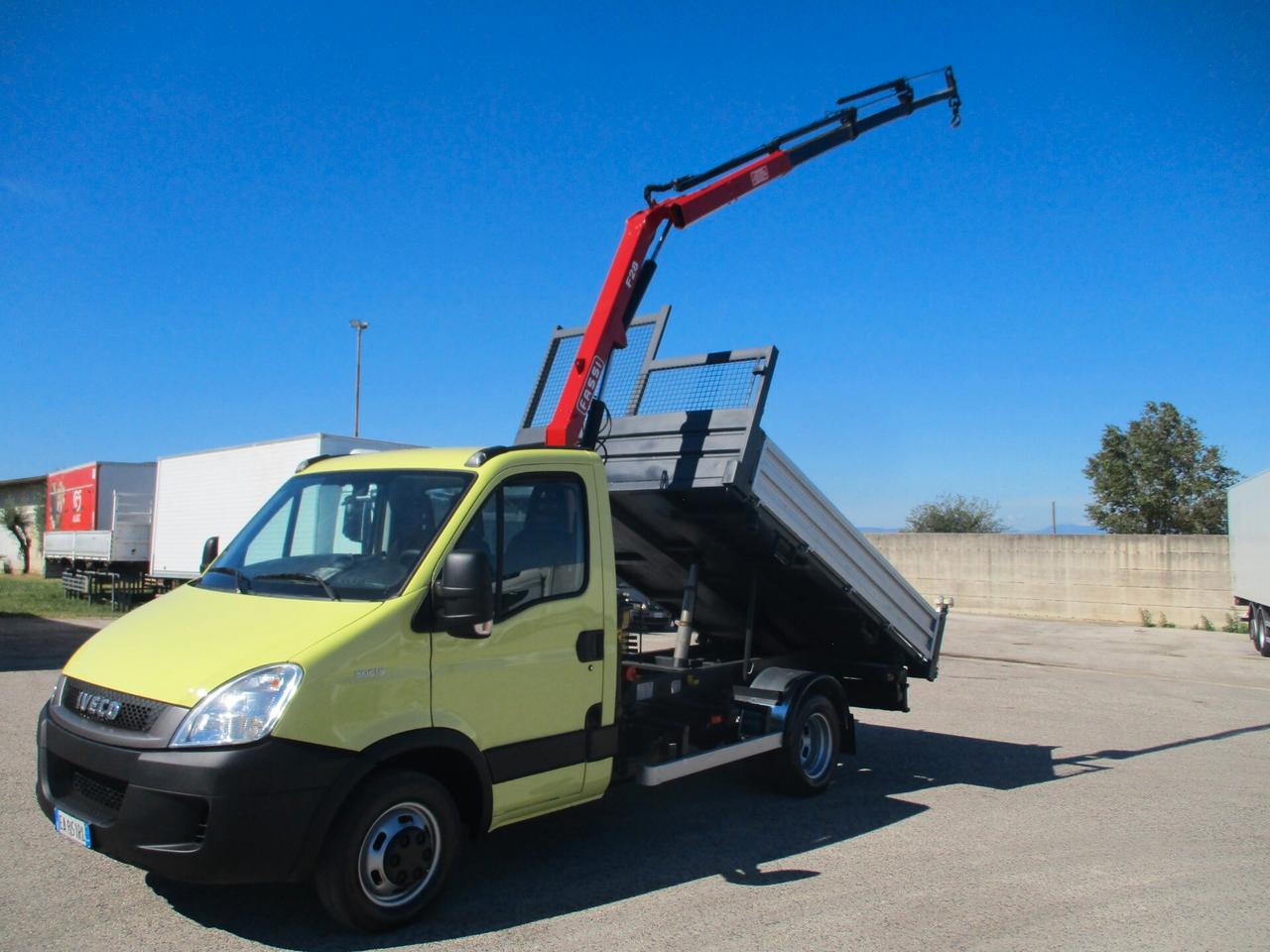 Iveco Daily 50C15 K 3000 150CV E4 GRU FASSI F28/3S+RIBALTABILE