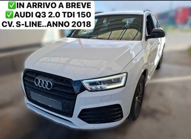AUDI Q3 20 TDI 150 CV. E6 S-LINE FULL