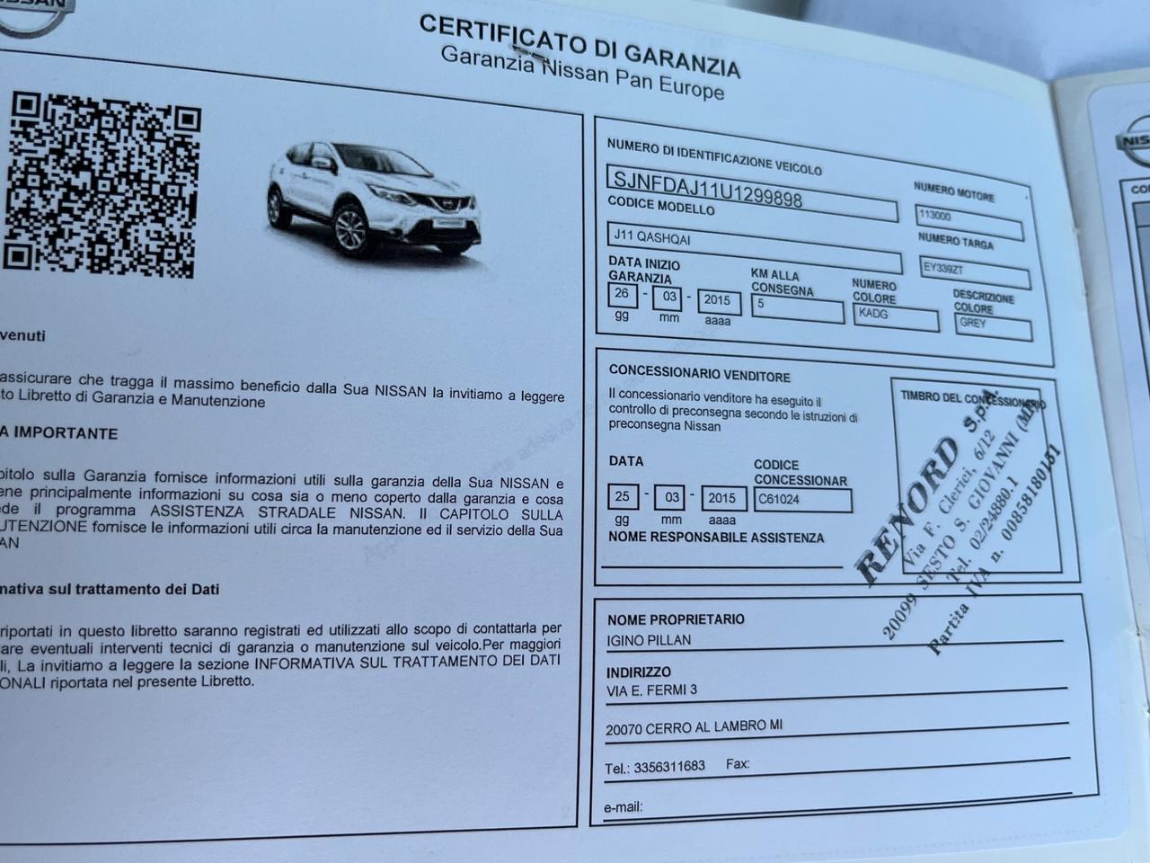 Nissan Qashqai 1.6 dCi 2WD Tekna