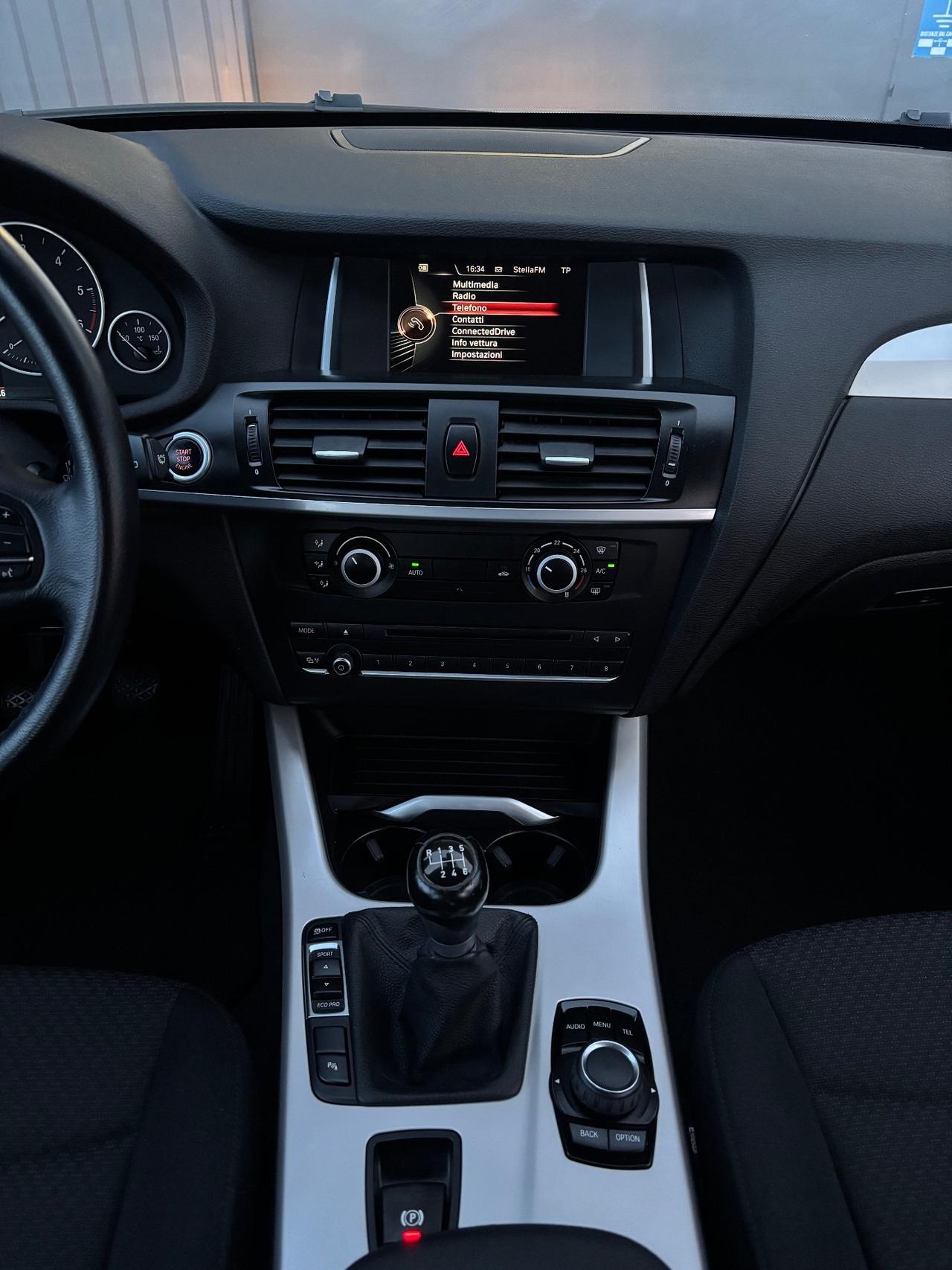 Bmw X3 sDrive18d 2.0D 150cv . Garanzia 12 mesi