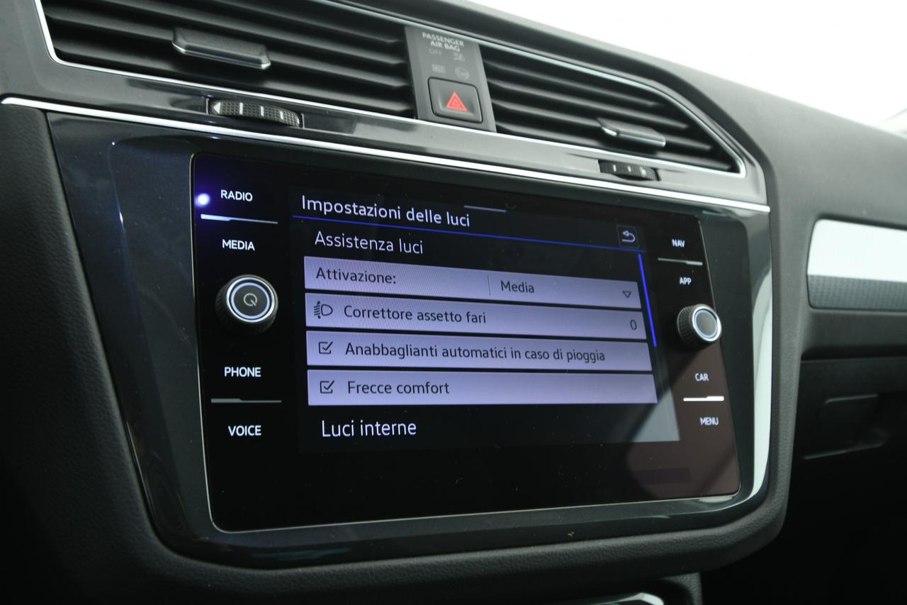 VOLKSWAGEN Tiguan 2.0 tdi Life 4motion 150cv dsg ACC+FULL LED+C18"
