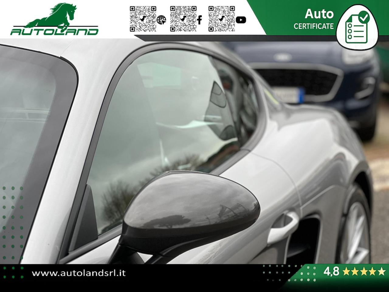 Porsche 718 Cayman 2.0 300cv pdk UNIPRO UFFICIALE