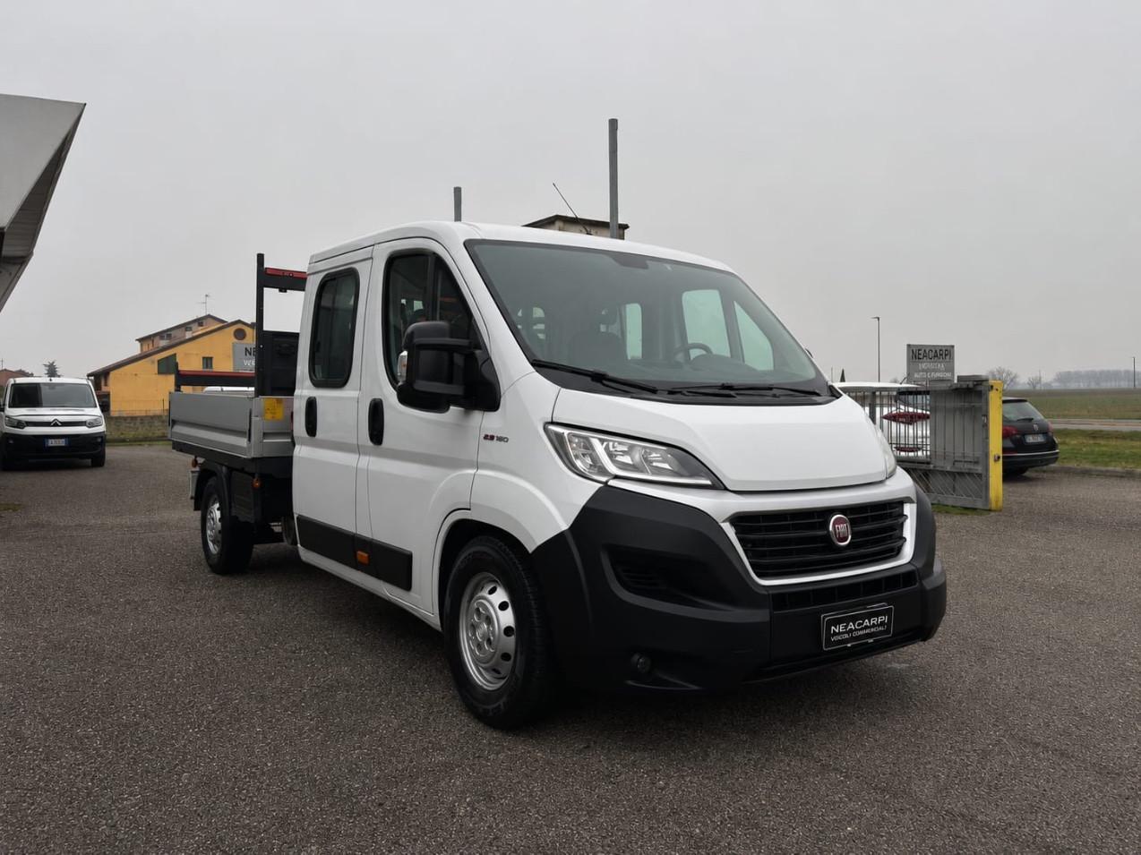 Fiat Ducato MAXI 2.3 MJT 130CV CASSONE GRU FASSI DOPPIA CABINA
