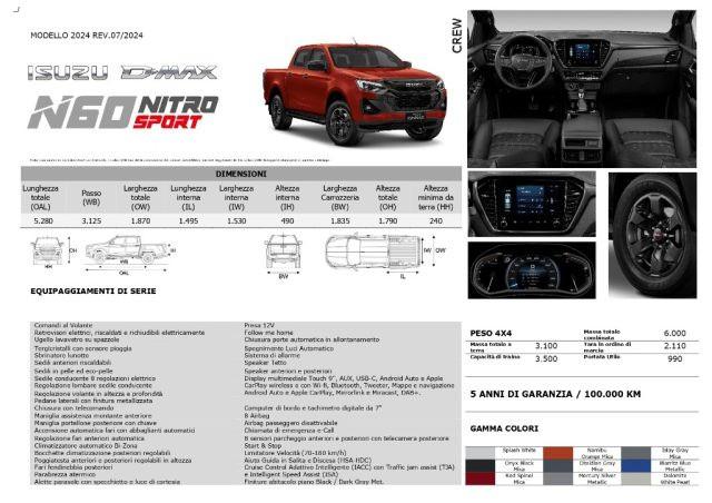 ISUZU D-Max N60 1.9 aut. Crew Nitro Sport Cab