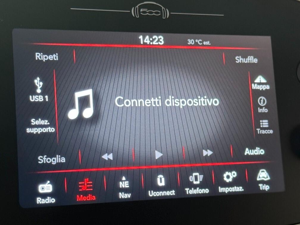 Fiat 500X 1.6 mjt Cross 4x2 120cv Led Nav App conn 19" Neopat
