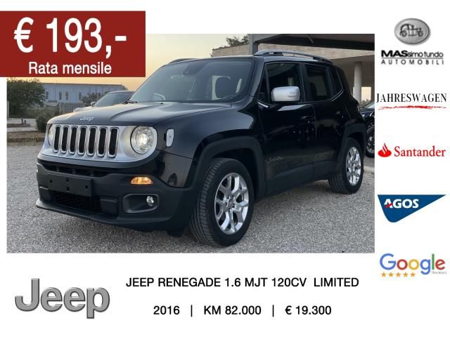 JEEP Renegade 1.6 Mjt 120CV Limited