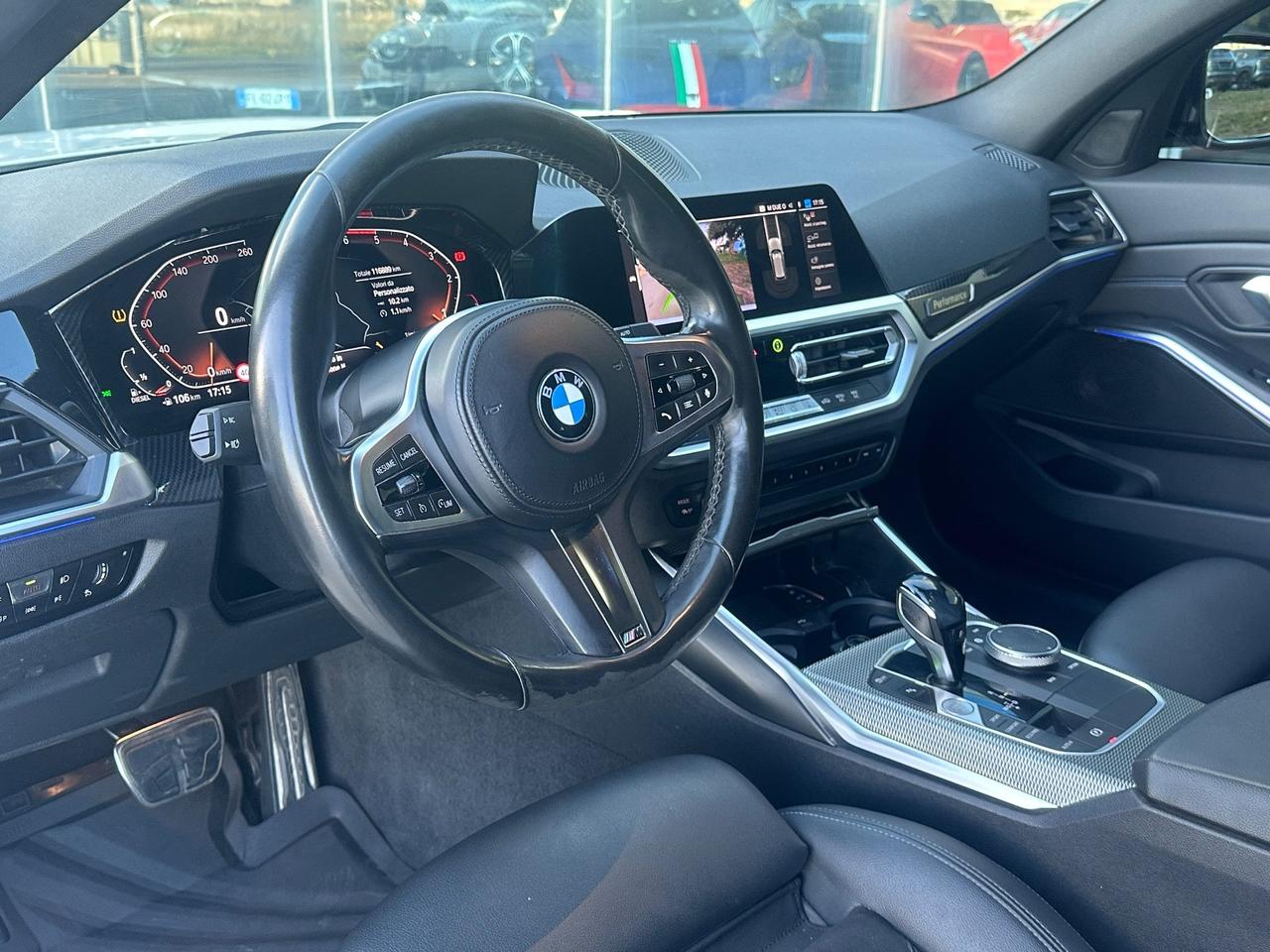 BMW 316 d T Msport auto possibilità noleggio no scoring