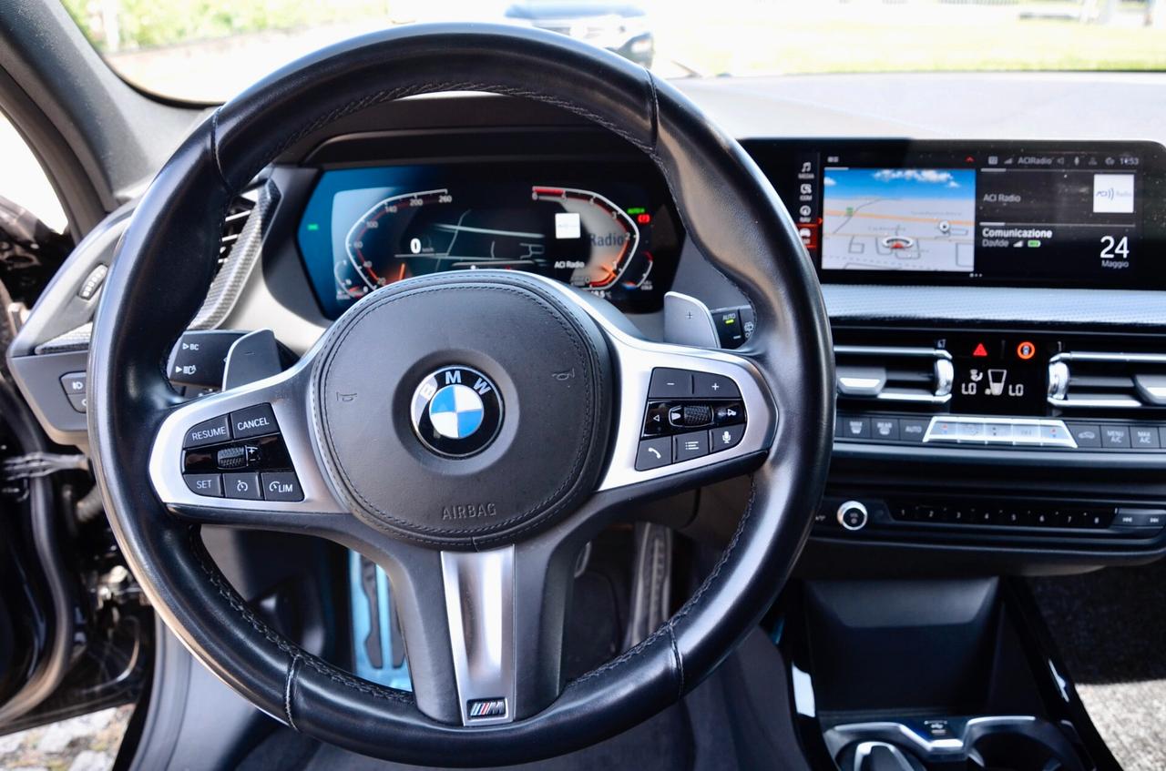 BMW 118d MSPORT 5p 150cv AUTO, SERVICE UFF BMW, UNICOPROP, UFF ITALIANA, PACCHETTO SERVICE, 19", SEDILI A GUSCIO, APPLE ANDROID, PERMUTE