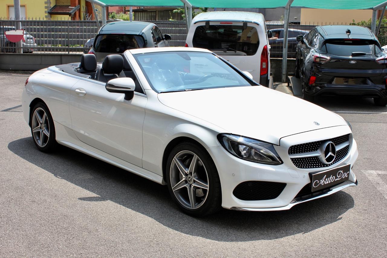 Mercedes-benz C 180 AMG CABRIO SPORT AUTOMATICA INTERNI SPORT ANTRACITE