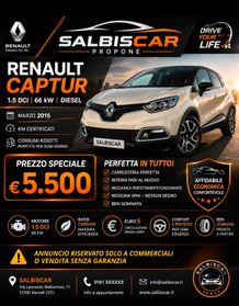 Renault Captur 1.5 dCi 8V 90 CV Start&Stop Live