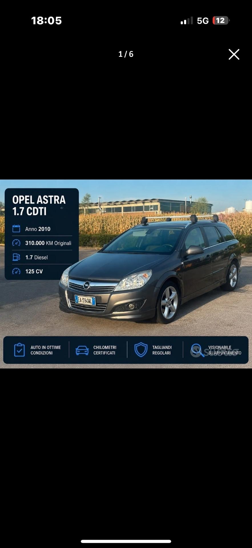 Opel Astra 1.7 CDTI 125CV Station Wagon Cosmo