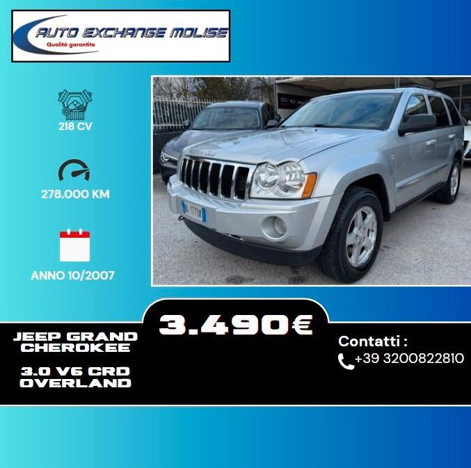 Jeep Grand Cherokee Grand Cherokee 3.0 V6 CRD Overland