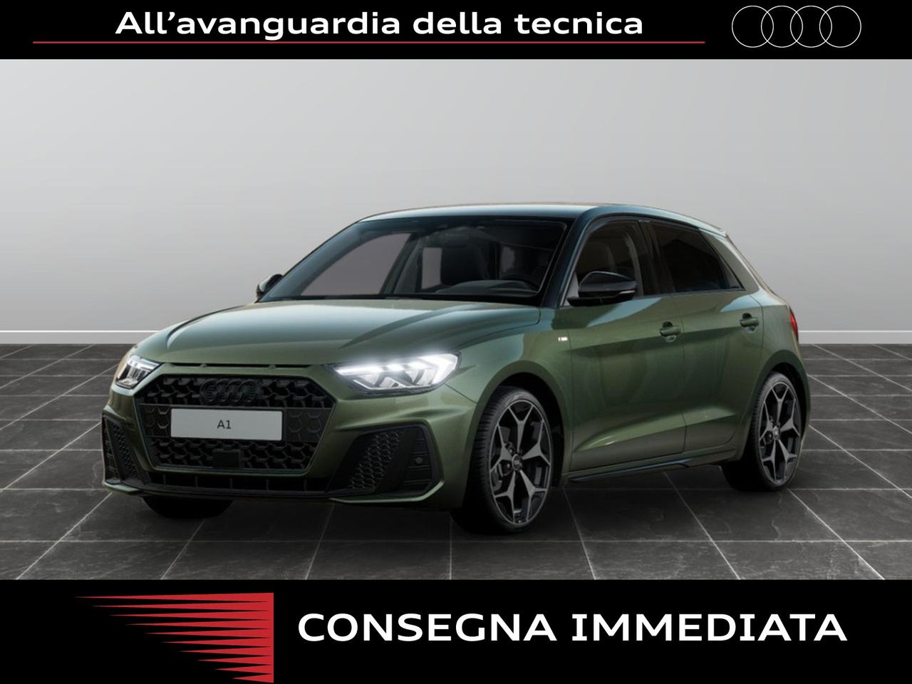 Audi A1 sportback 30 1.0 tfsi 116cv identity black s tronic