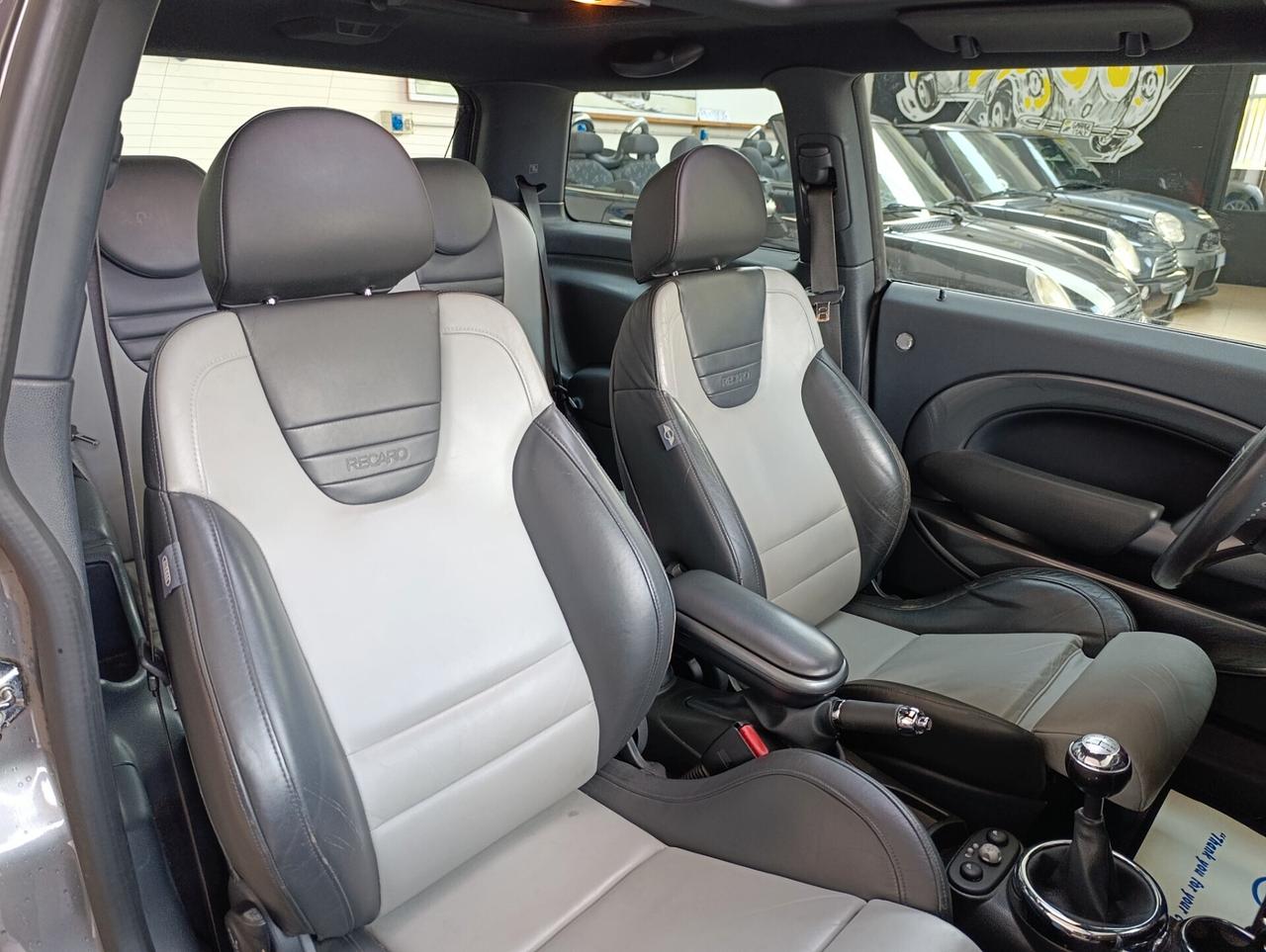 MINI COOPER S 1.6 R 53 JCW TETTO+RECARO PELLE+CERTIFICATO JCW--FULL OPTIONAL