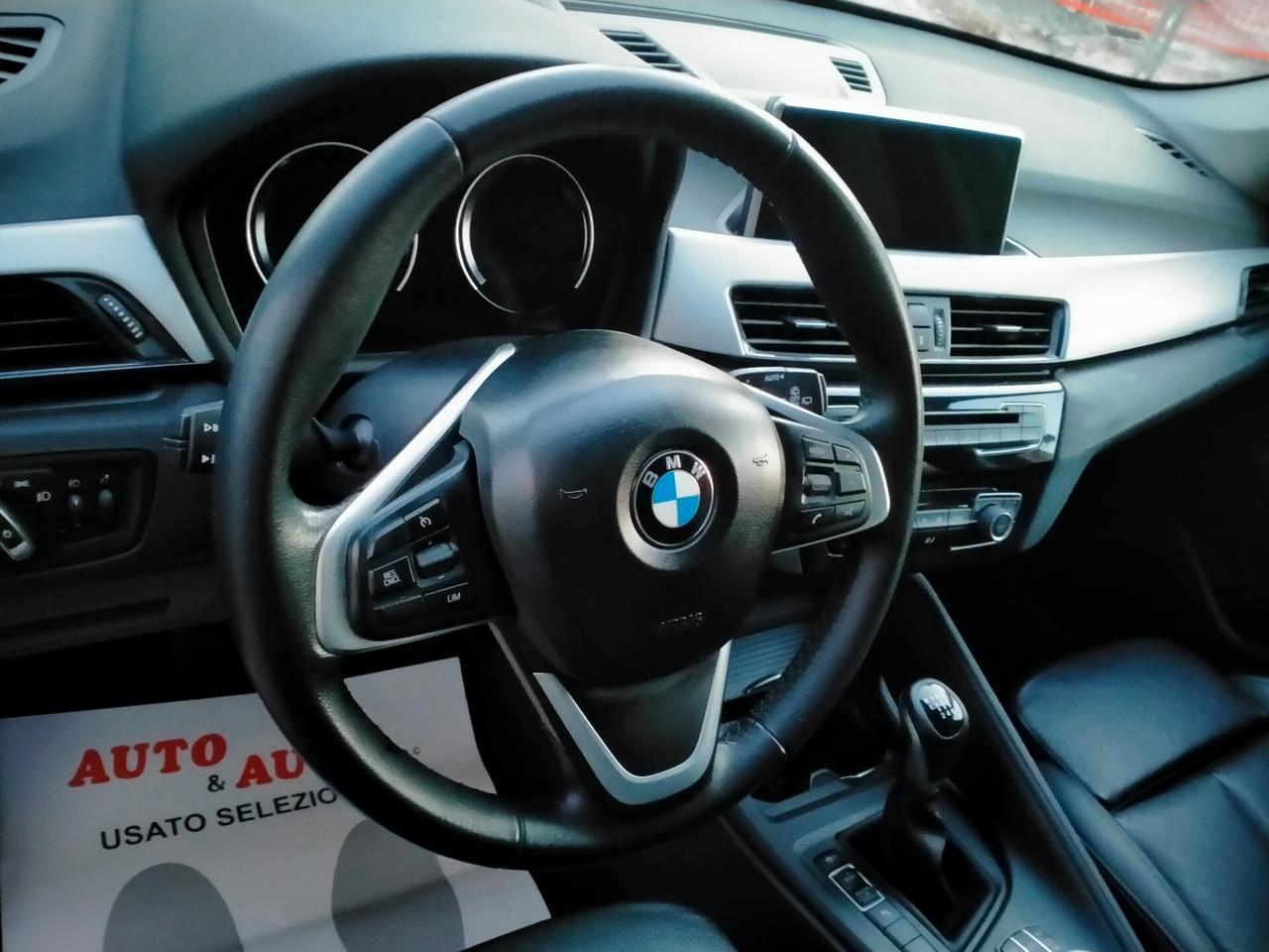 BMW X1 SDRIVE 18D SPORT MANUALE /TETTO/PELLE NERA/LED/18