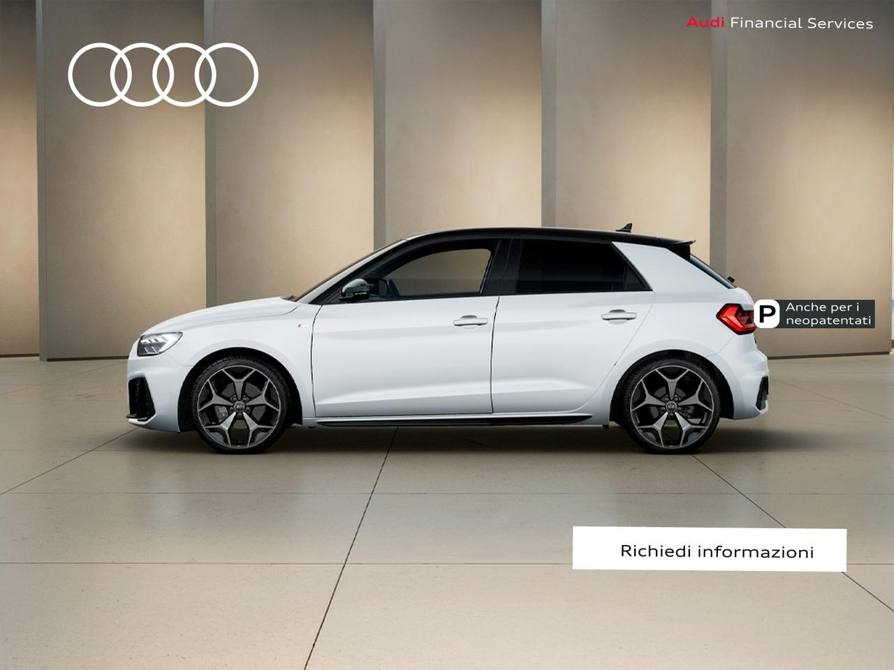 Audi A1 sportback 35 1.5 tfsi identity black s-tronic