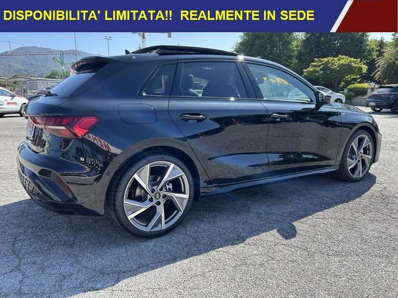 Audi A3 SPB 35 TDI S Tronic S line edition S-LINE + TETTO + INTERNI S LINE