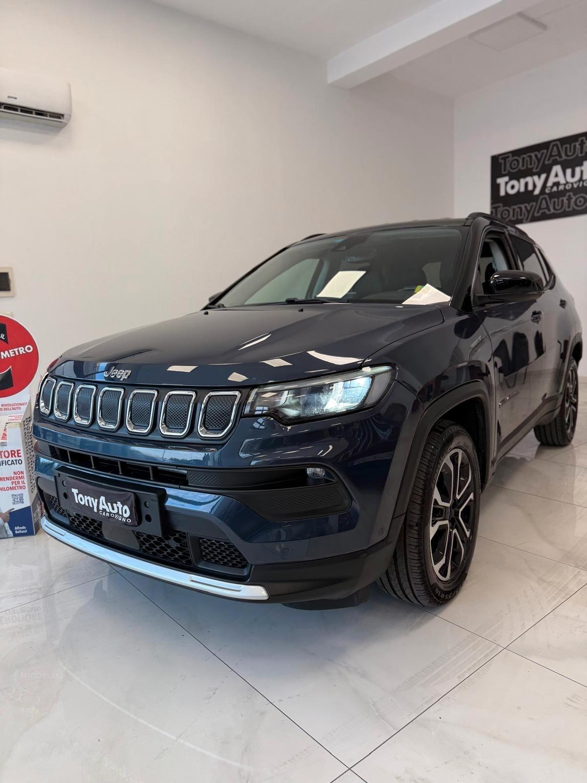 Jeep Compass 1.6 Multijet II Limited 130 C.V CON APPLE CARPLAY,VIRTUAL COCKPIT,TELECAMERA,NAVI