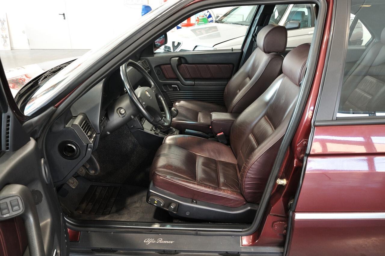 Alfa Romeo 164 2.0i V6 turbo cat Super CRS pelle tagliandata